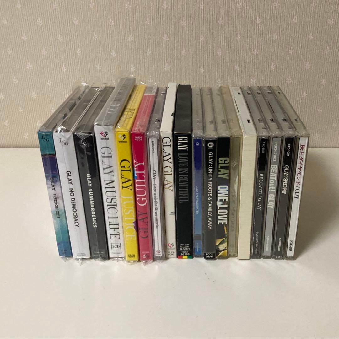 GLAY スタジオ・アルバムCD16枚+他セット　グレイCD