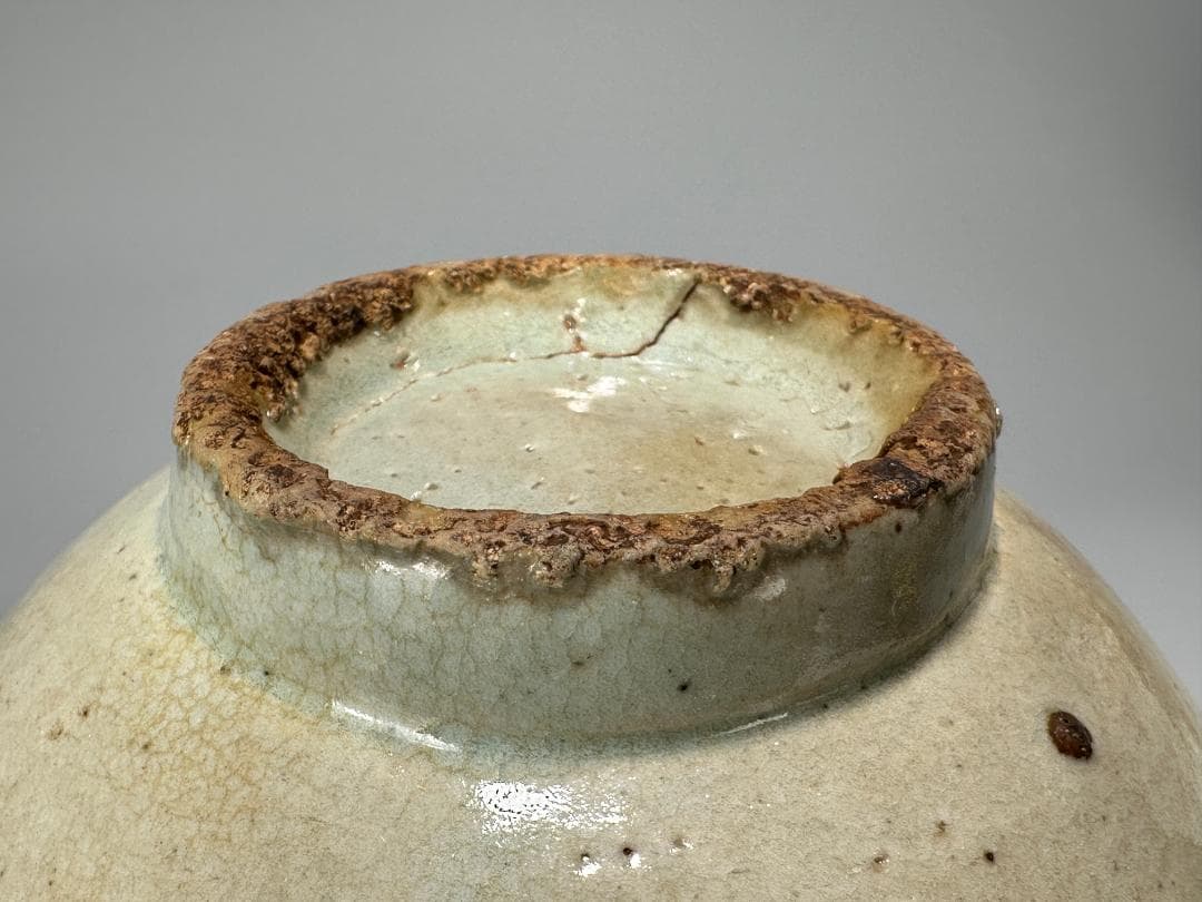 韓国美術　李朝時代　青白磁　白磁　青磁　壺　古物保証　時代物　朝鮮古美術