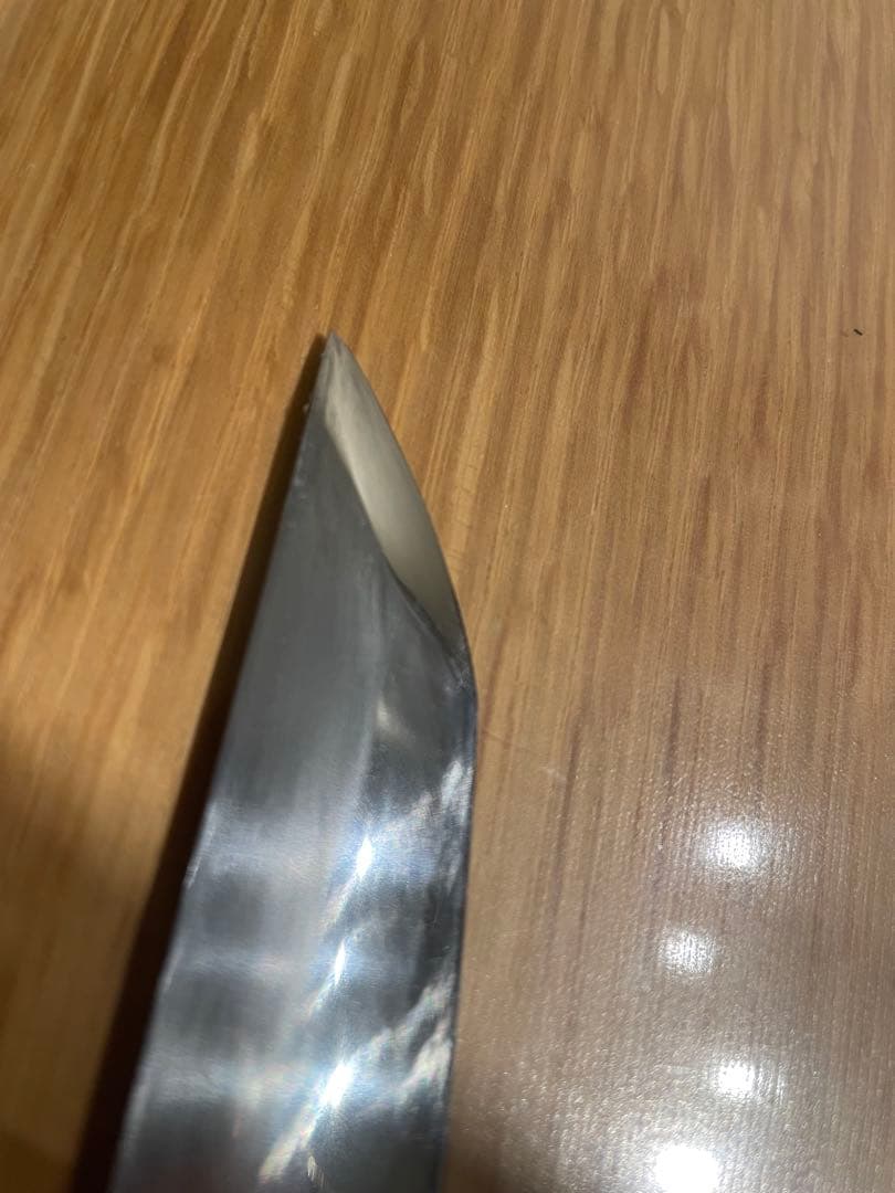 ゆうまタピオカ柳葉先丸包丁　唐津厚広