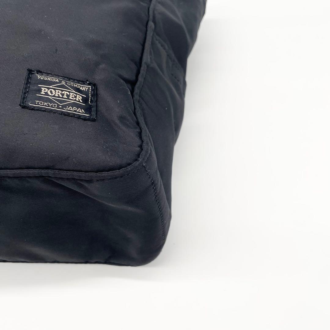 PORTER ポーター　クリーム　タンカー　トートバッグ　ブラック　美品