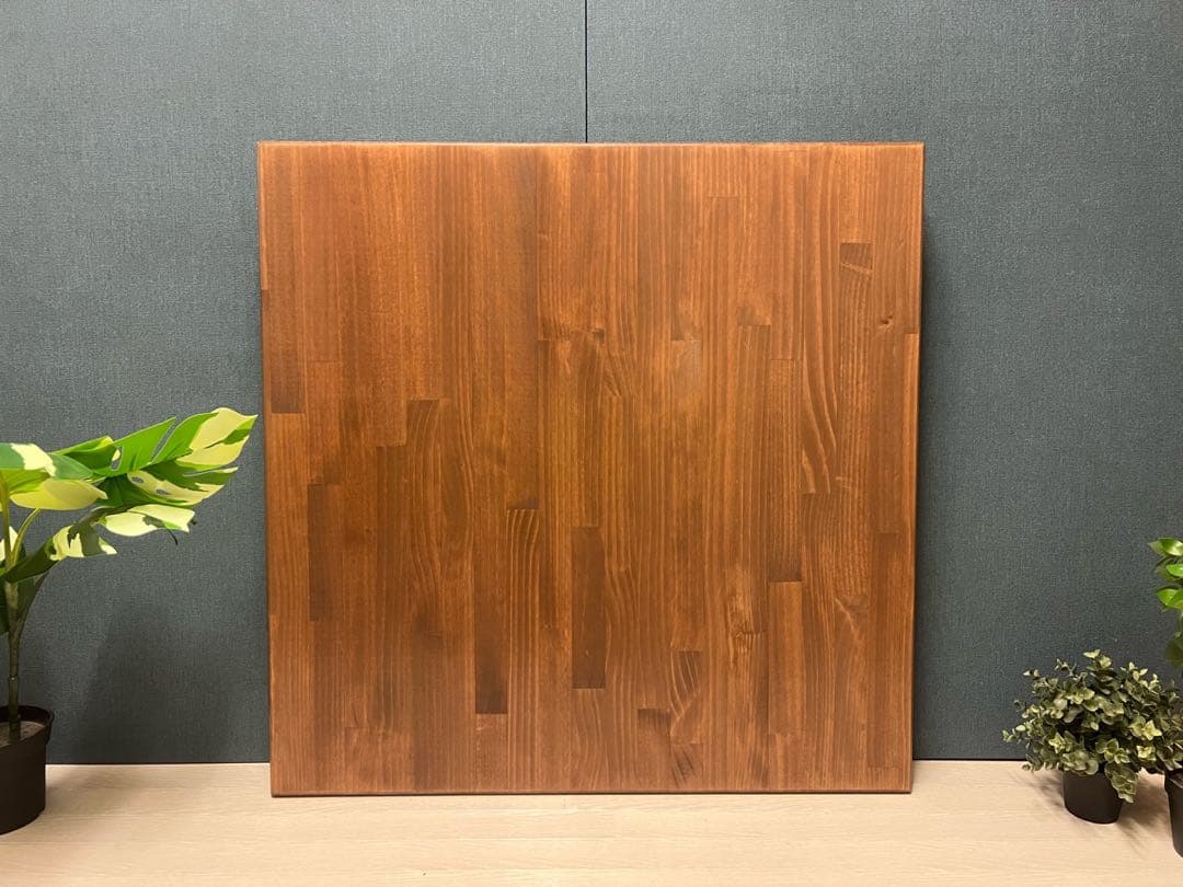 【送料無料】 ローテーブル 正方形 90cm パイン ブラウン 折りたたみ脚