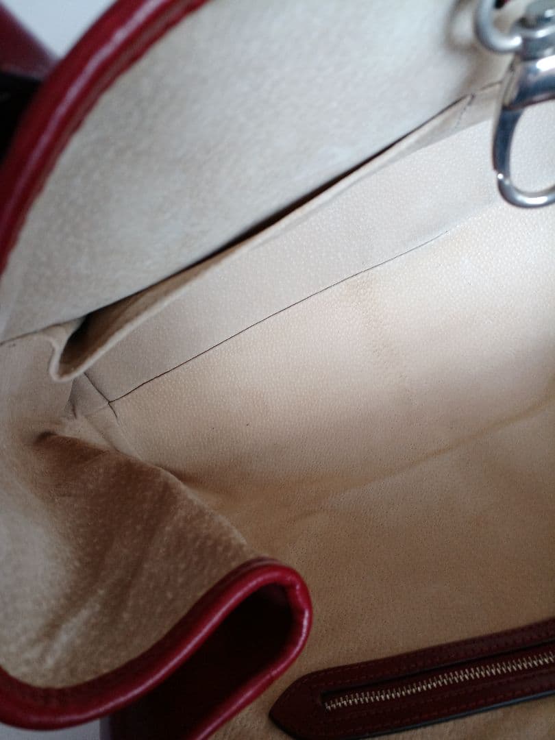 定価108000円(税込)　ペローニ　レザートート　RED　美品