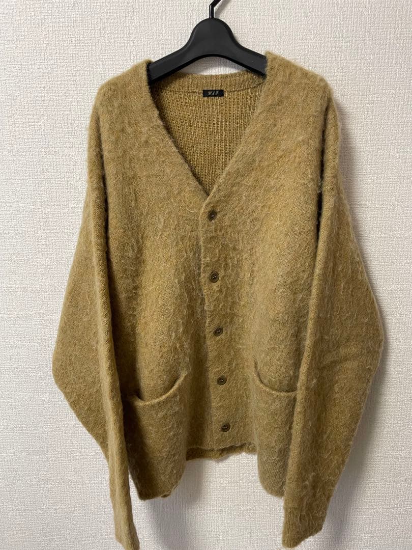 【WILD LIFE TAILOR】カートモヘア カーディガン　L キャメル