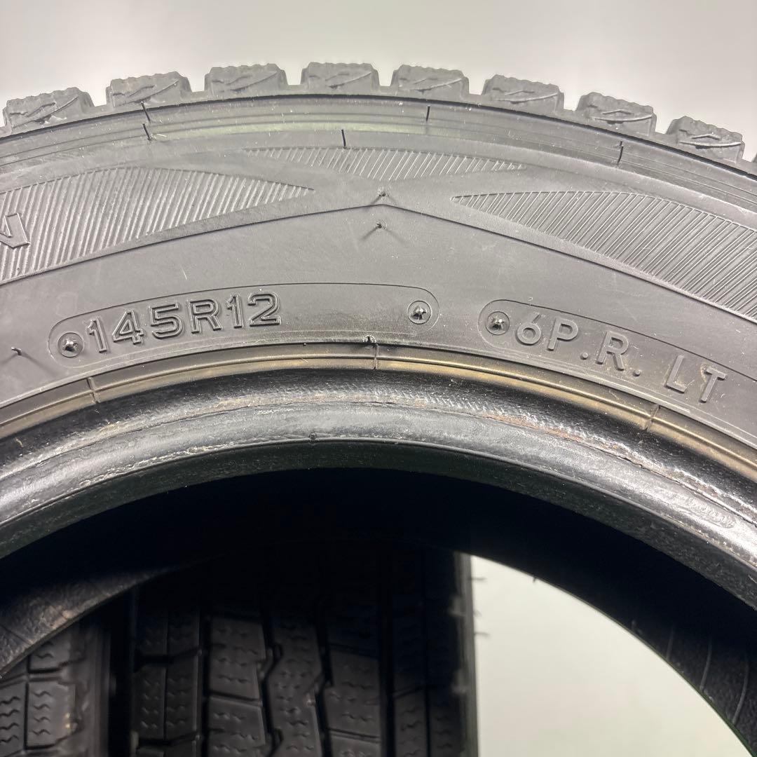 145R12 LT ダンロップ SV01 4本 送料無料 冬タイヤ T1746