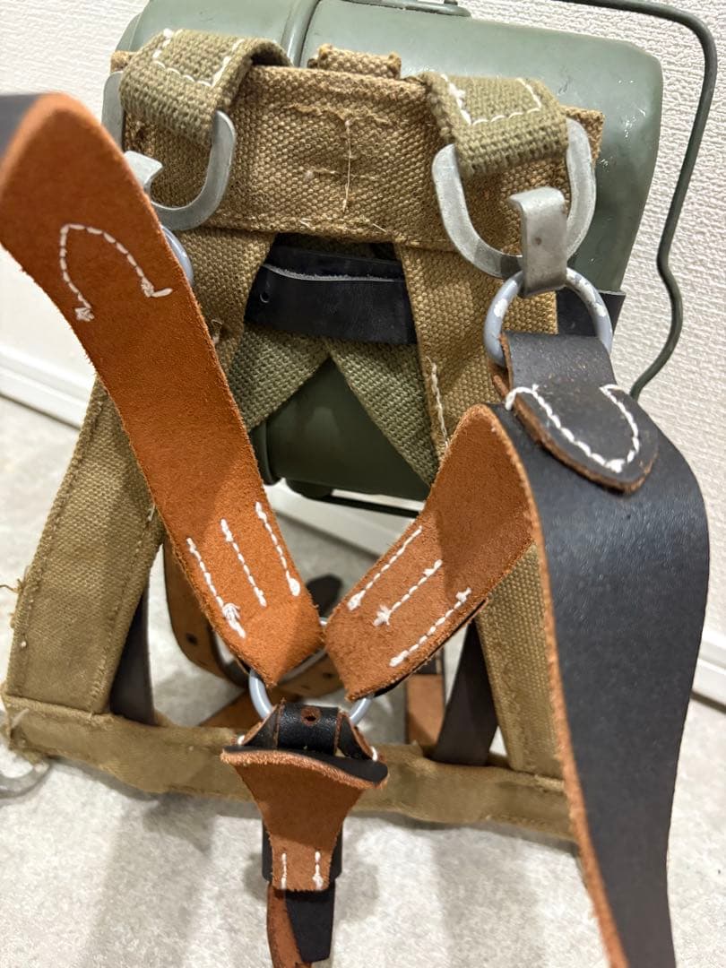 多*)様 ドイツ軍 Aフレーム 野戦用サスペンダー 代用飯盒セット 国防軍 WW