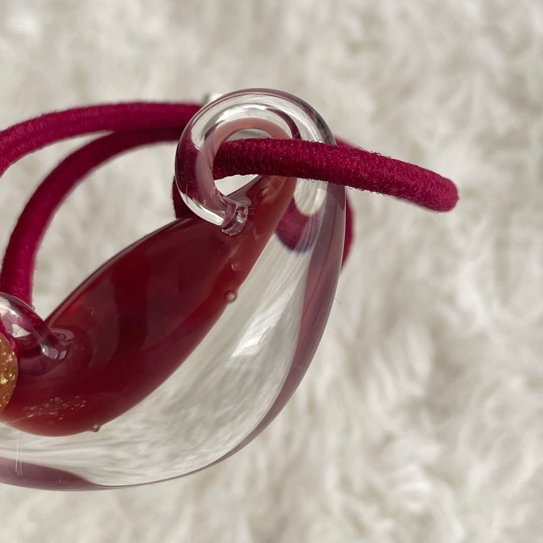 コレットマルーフ グラスポニー 箔入り ピンク