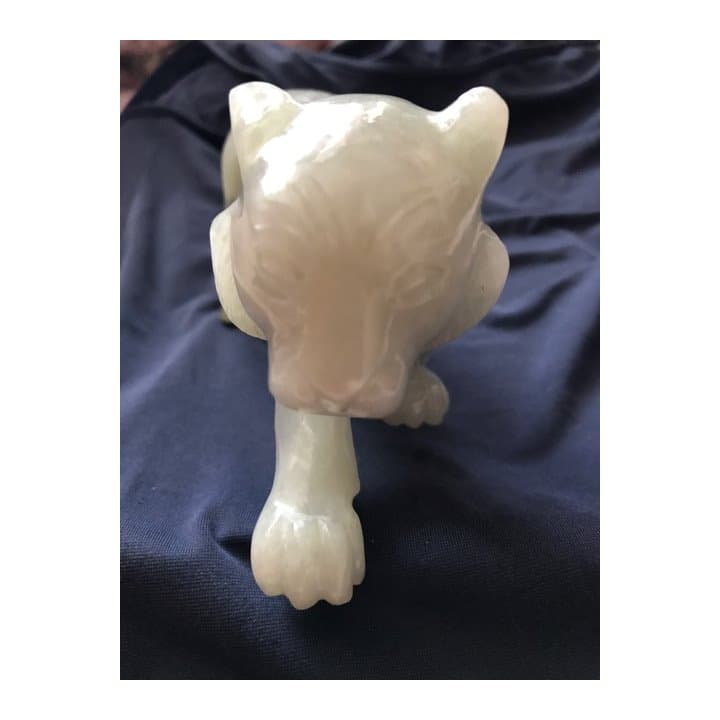 レア！翡翠　タイガー置物