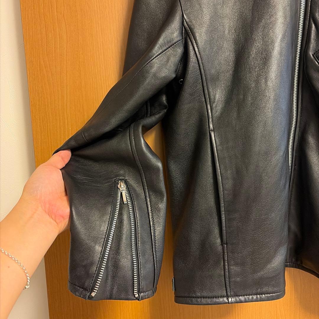 Salt & Pepper ブラックレザージャケット Lサイズ