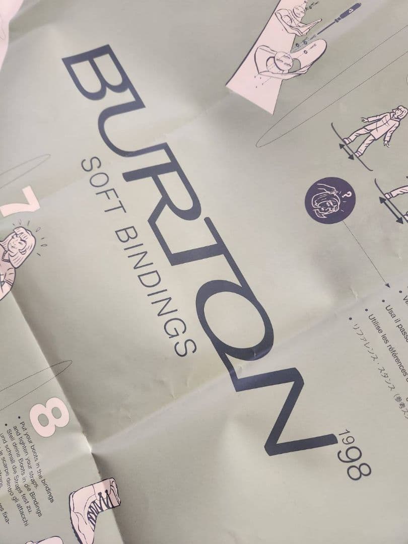 BURTON ポスター 1998年 SOFT BINDINGS