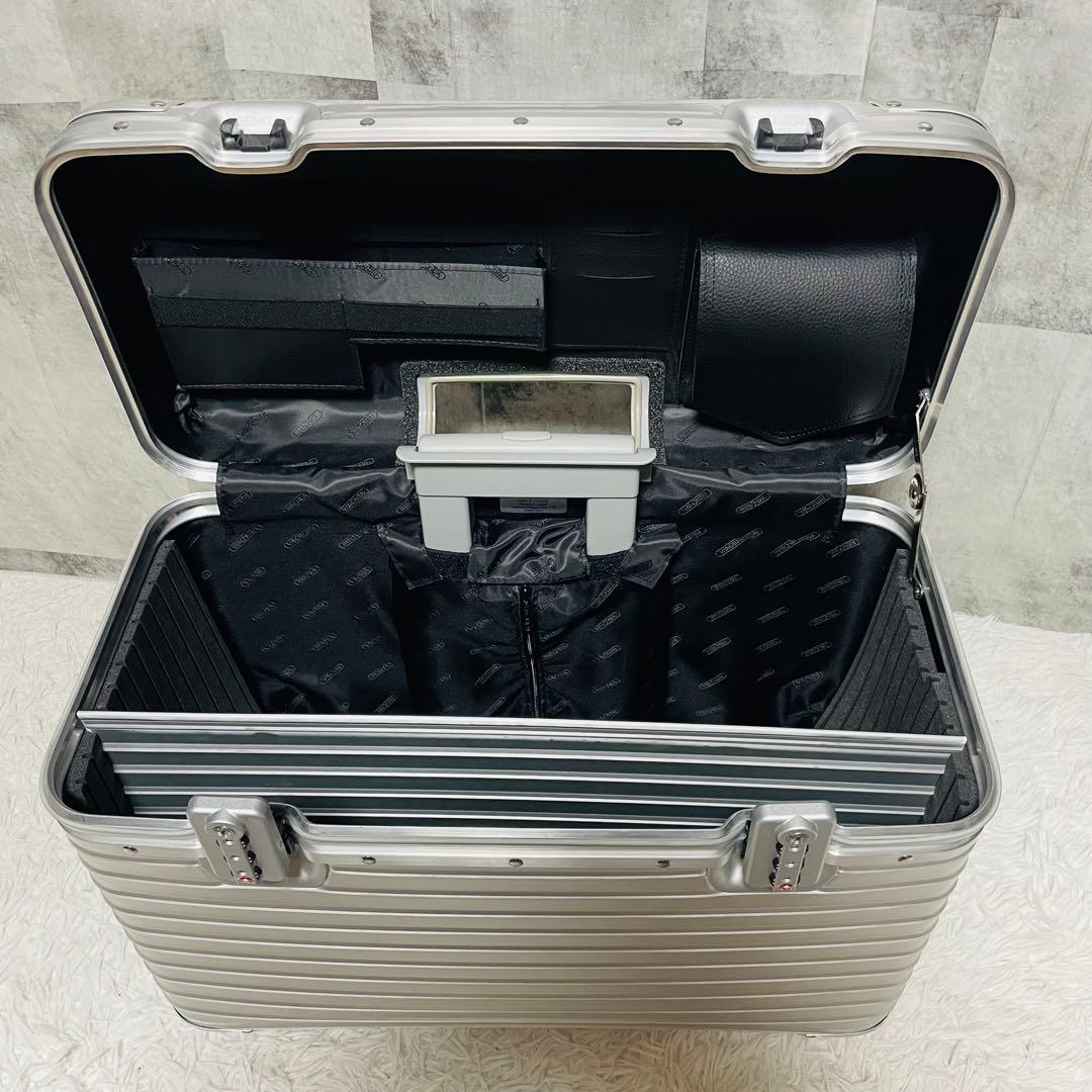 未使用級★RIMOWA パイロットトロリー　2輪　シルバー　TOPAS 36L