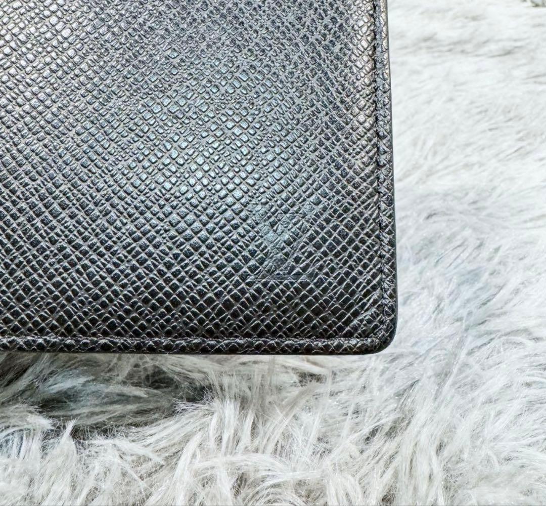 超美品　ルイヴィトン　ポルトフォイユ　パンス　タイガ　マネークリップ　紳士　黒