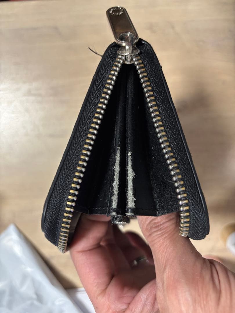 ルイ・ヴィトン　ダミエキャンバス ブラック長財布