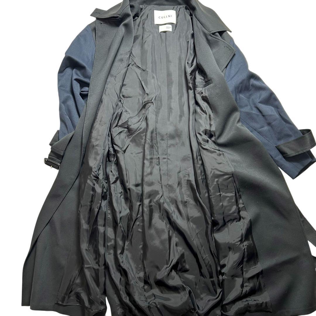 完売品　クルニ　パリゴ別注　タイロッケンコート　ブラック　ネイビー　L