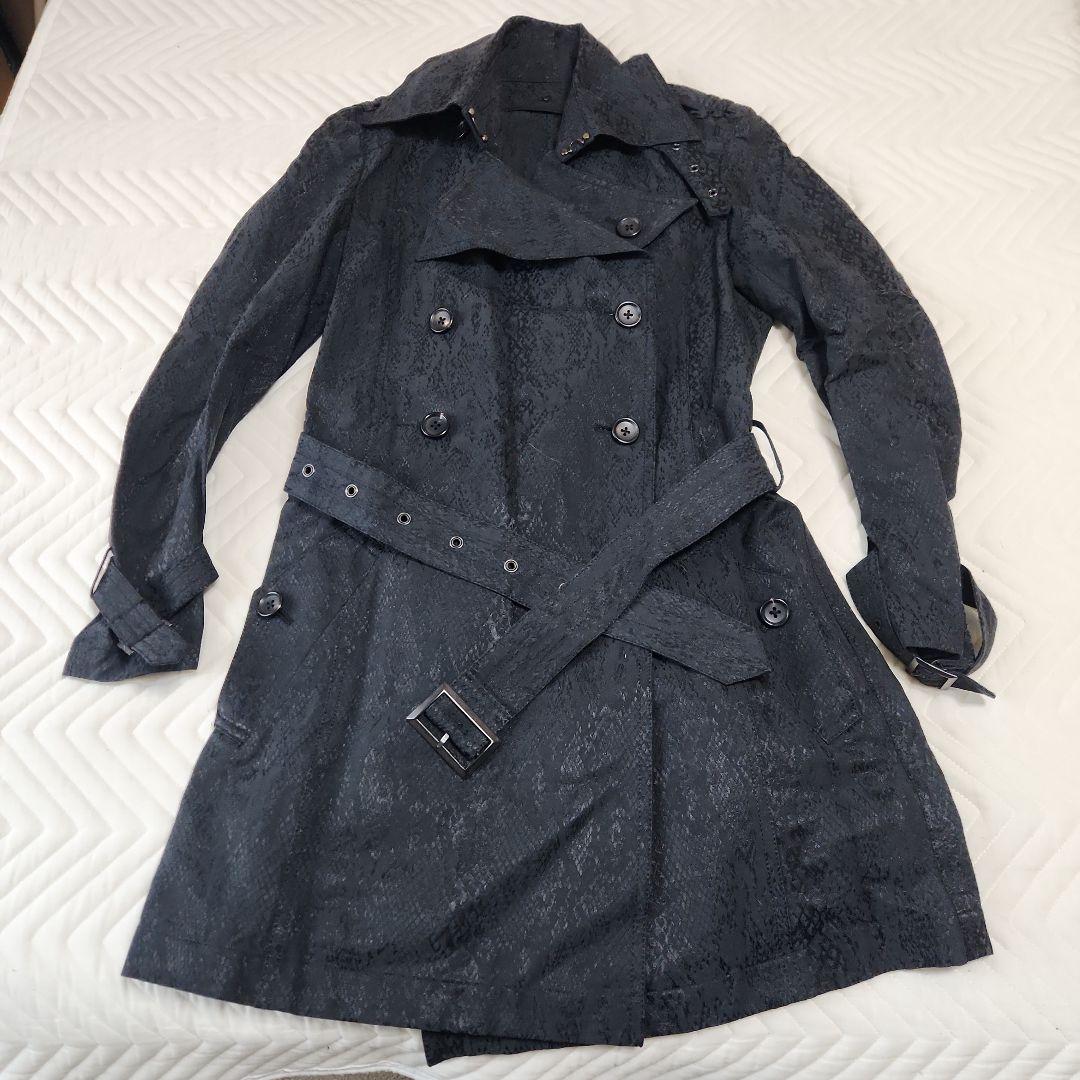 5351プールオム 激レア蛇柄トレンチコート サンプル 1点物？