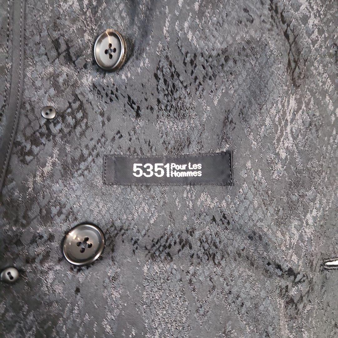 5351プールオム 激レア蛇柄トレンチコート サンプル 1点物？