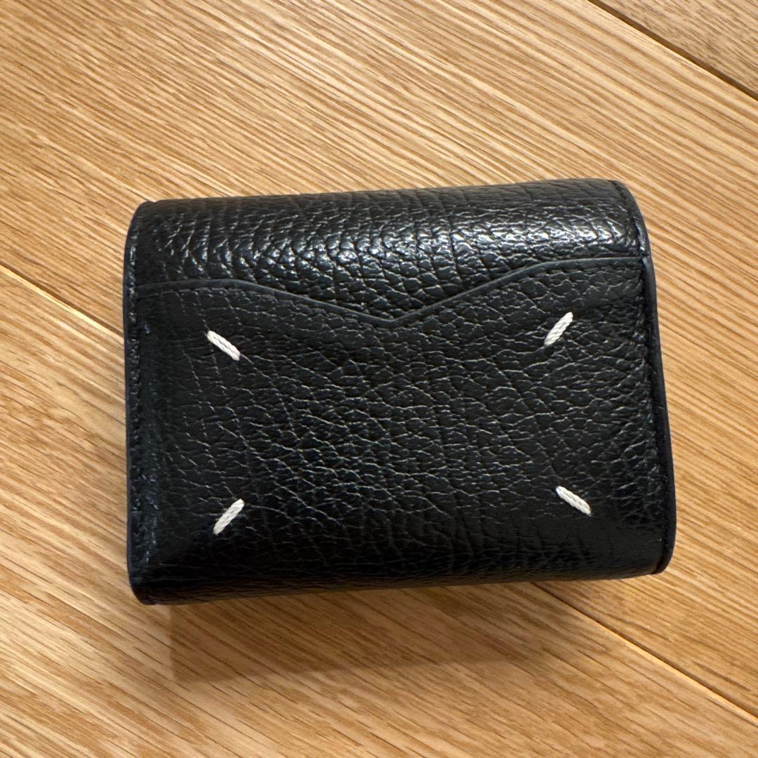 Maison Margiela マルジェラ 三つ折り財布 黒 トリフォールド