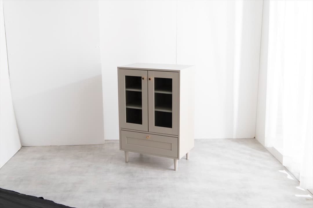 【送料無料】【幅60cm】Calan ガラスキャビネット 棚 収納 高品質