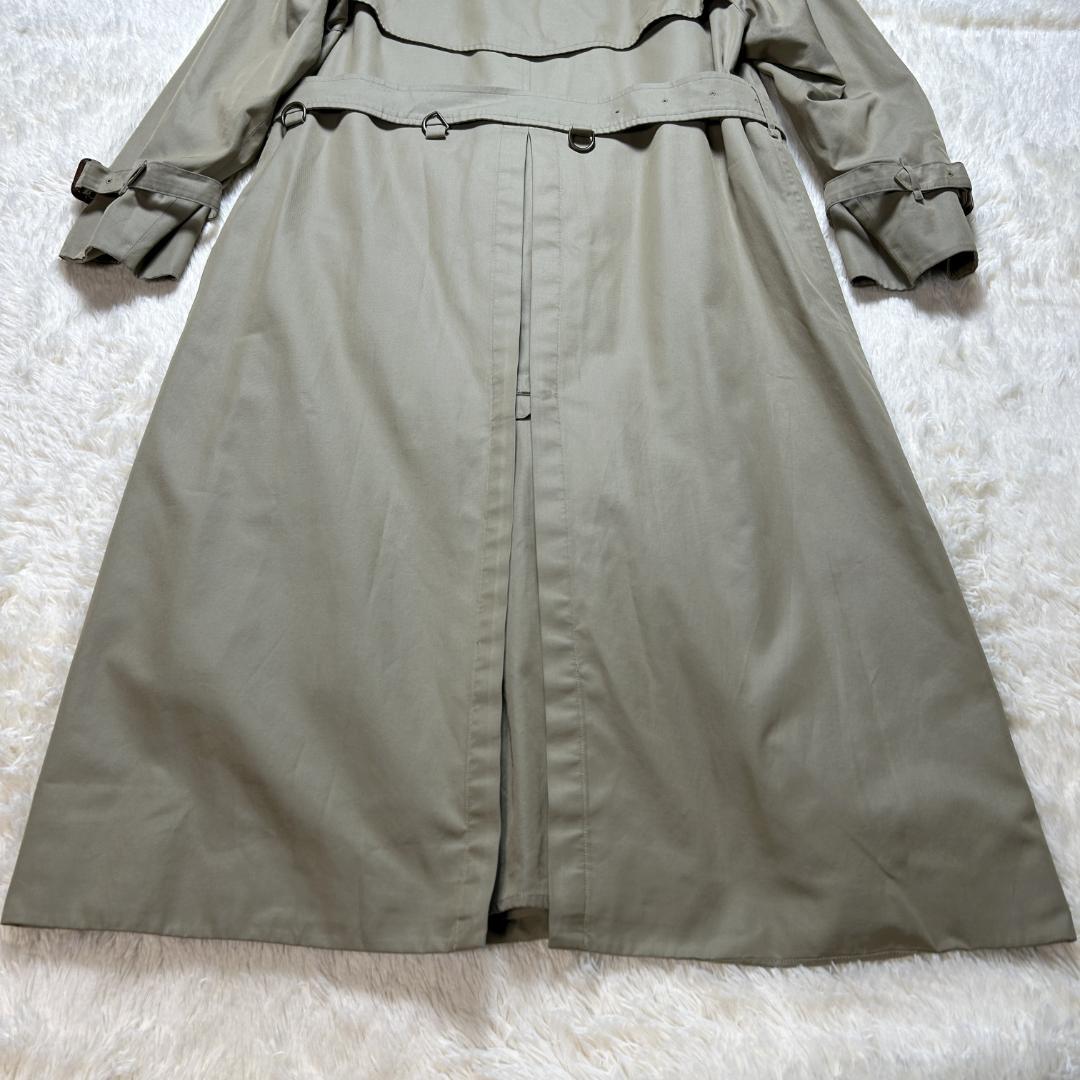 美品✨バーバリー トレンチコート ライナー付 ロング丈 ノバチェック M相当