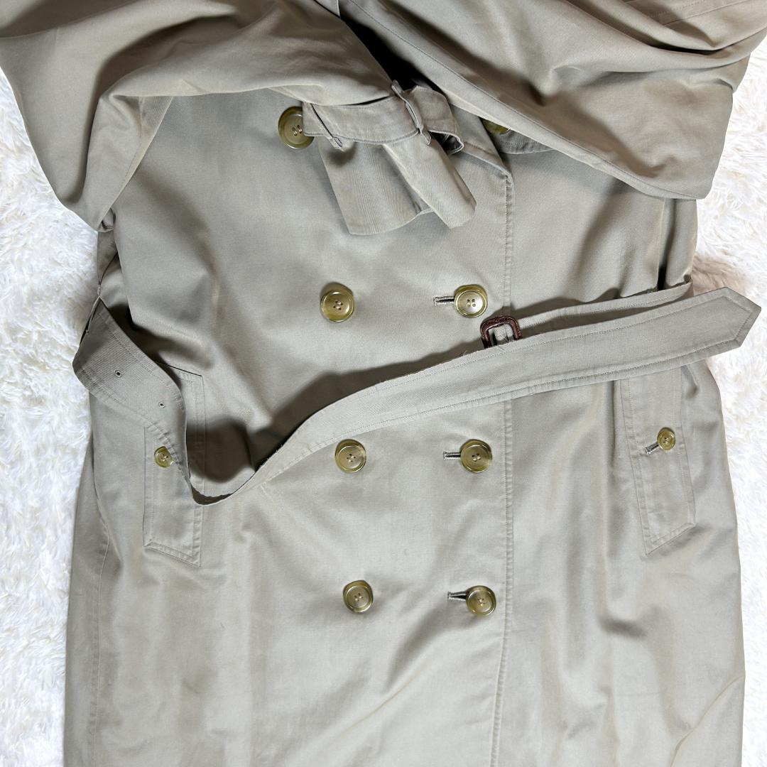 美品✨バーバリー トレンチコート ライナー付 ロング丈 ノバチェック M相当