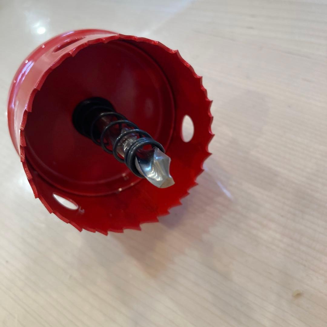 水道塩ビ管用ホールカッター60m/m、ジョイントセット