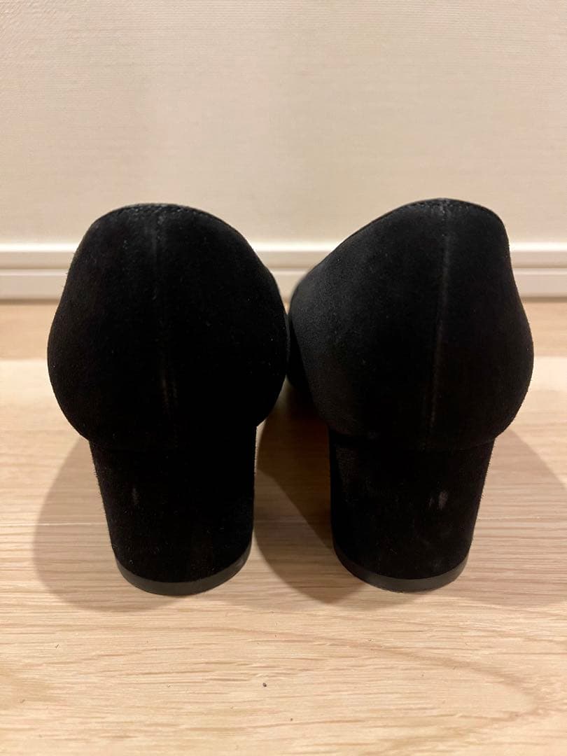 美品MANOLO BLAHNIKマノロブラニクビジュー付きメリージェーン35.5