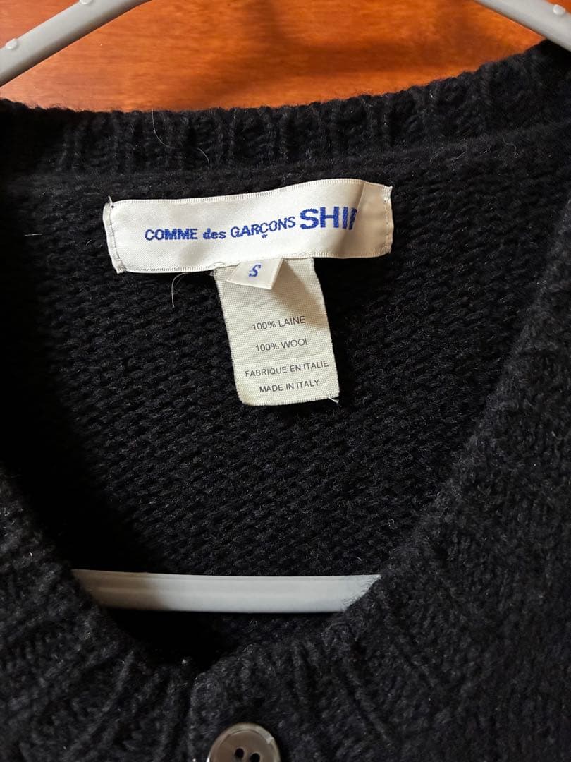 comme des garcons shirt カーディガン ブラック