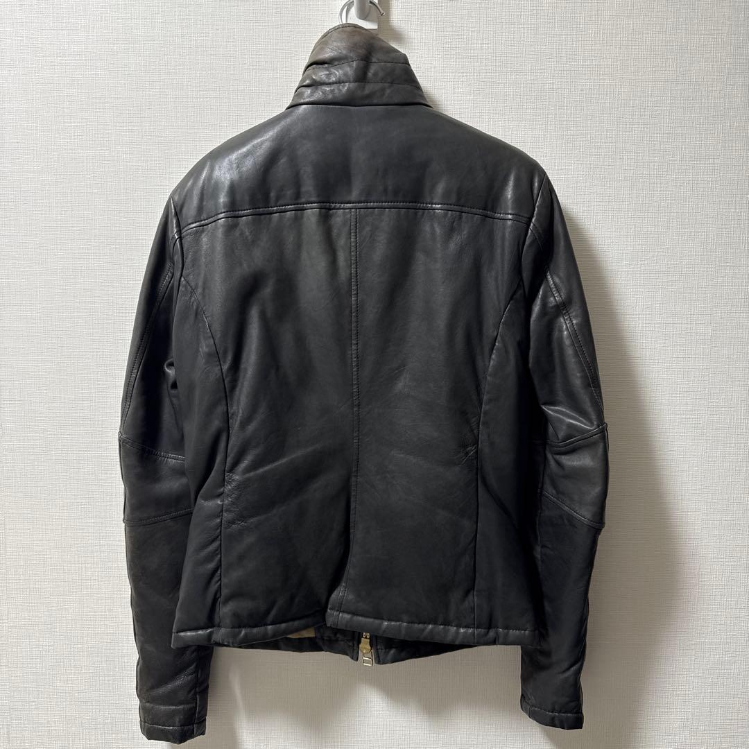 buffalo bobs ラムレザーダウンジャケット　black 2