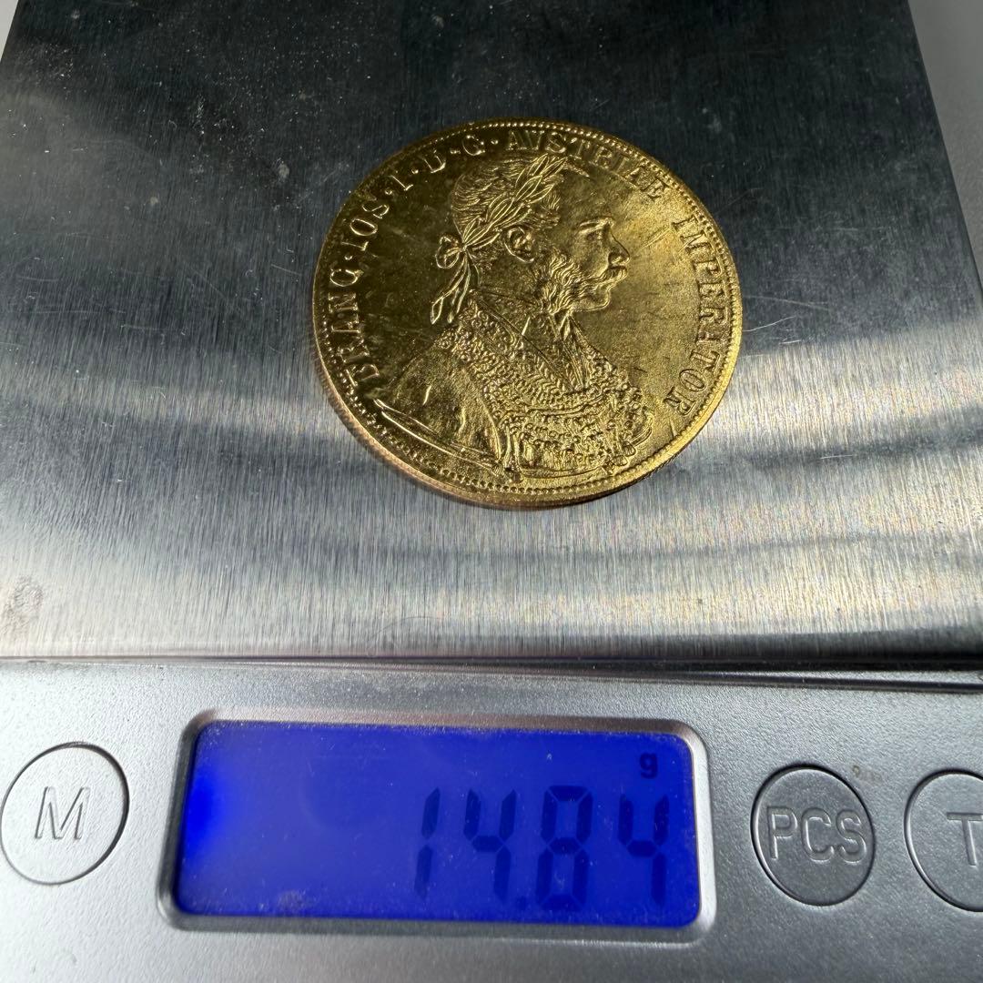 古銭　1881オーストリア帝国　フランツ・ヨーゼフ1世