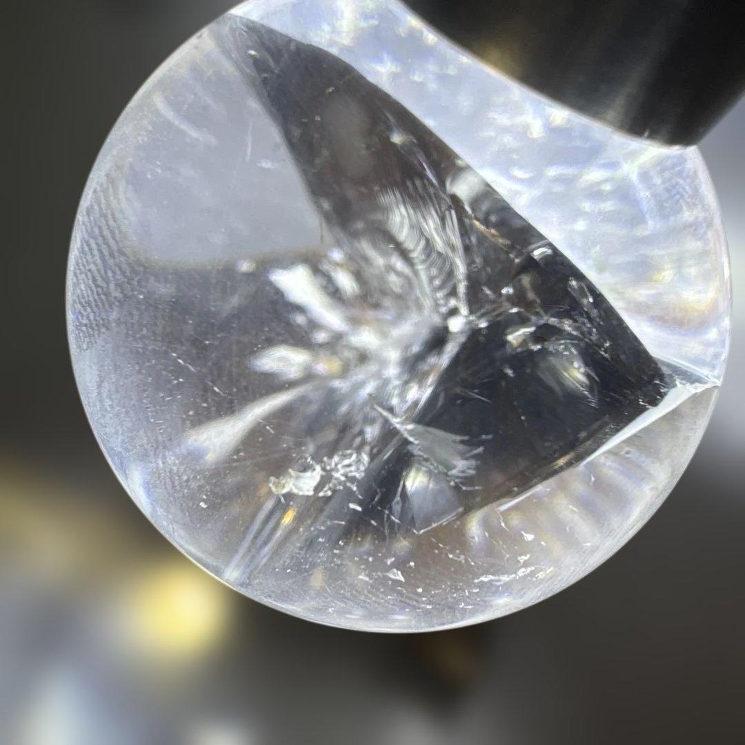 天然　最高品質　コロンビア産　レムリアン水晶　レインボー水晶　スフィア　丸玉