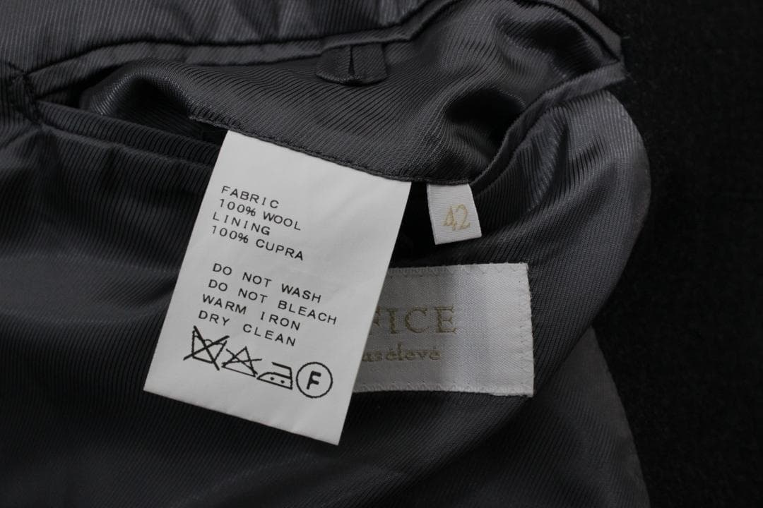 【新品同様】エディフィス コート 42 メンズ XS S A3 ★未使用に近い★