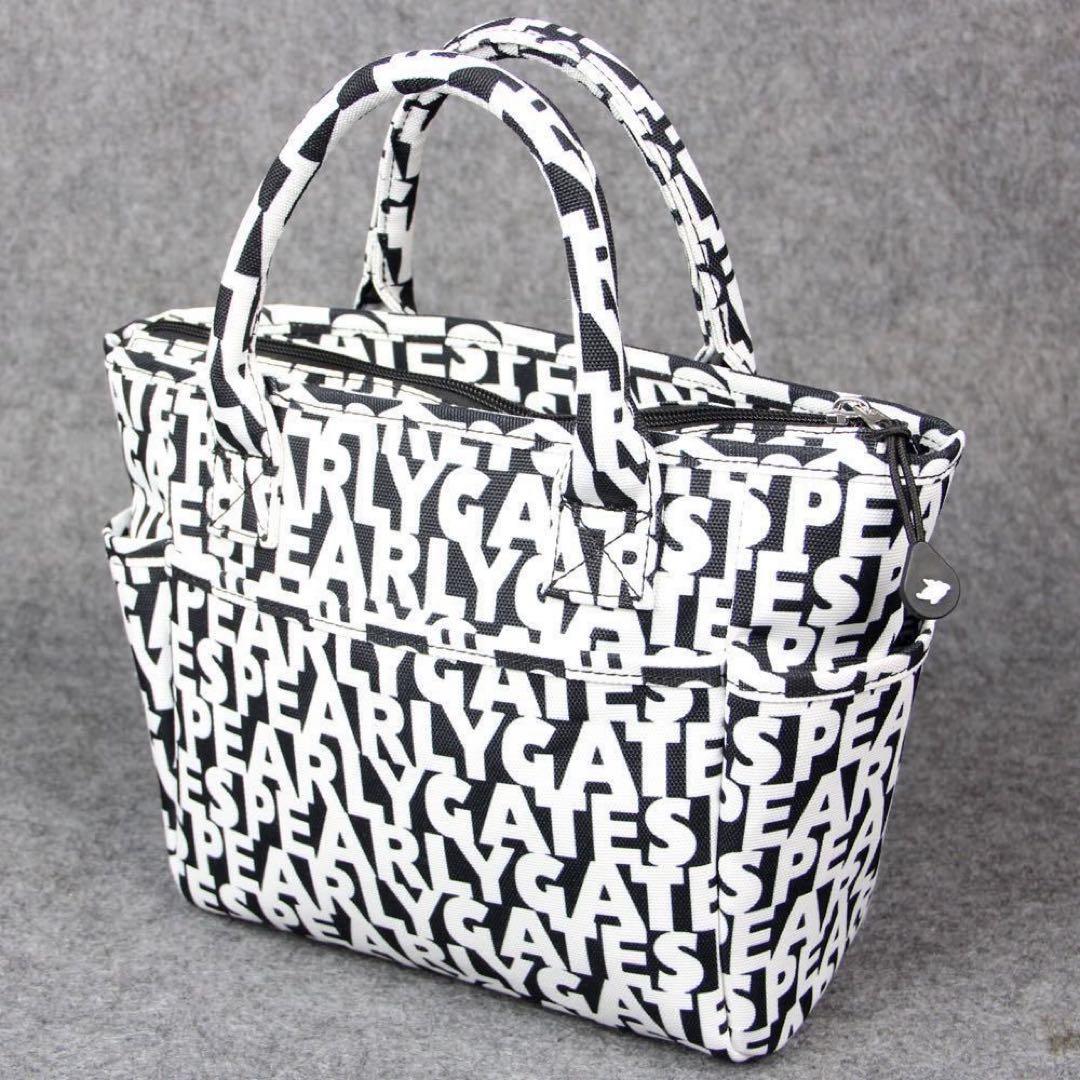 PEARLY GATES ロゴプリント ゴルフバッグ