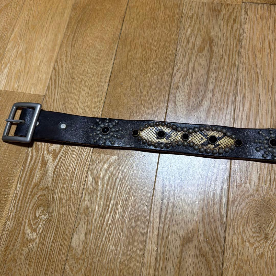 HTC スタッズ付きベルト 34 最終値下げ