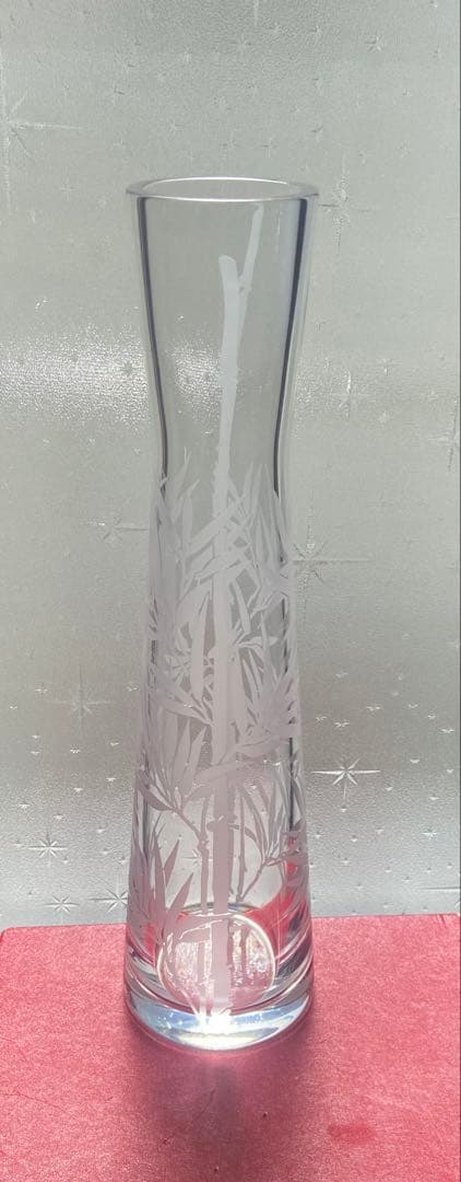 バカラ 草文花　花瓶　フラワーベース　大型サイズ