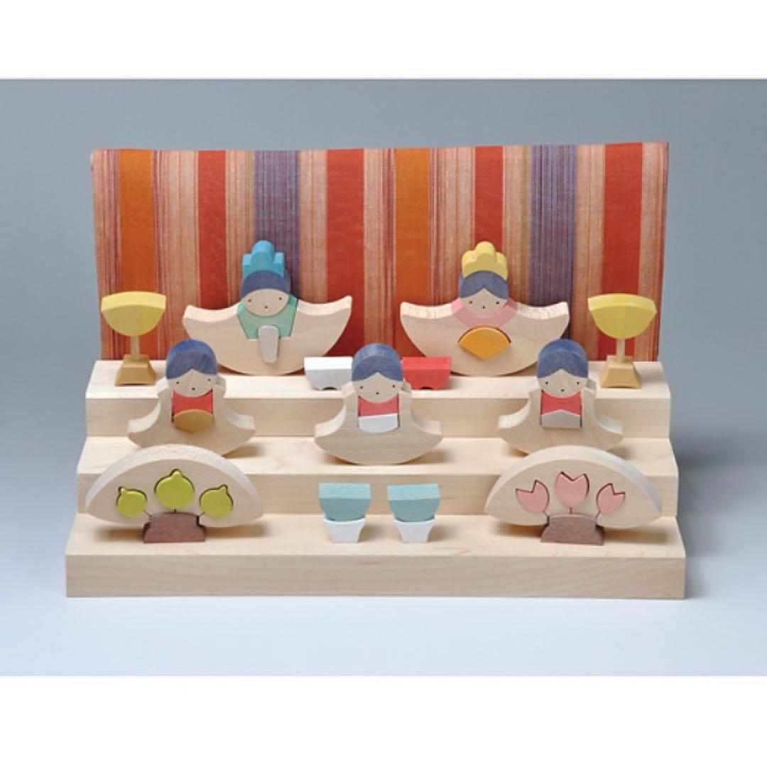 小黒三郎／銀杏円びな三段飾り