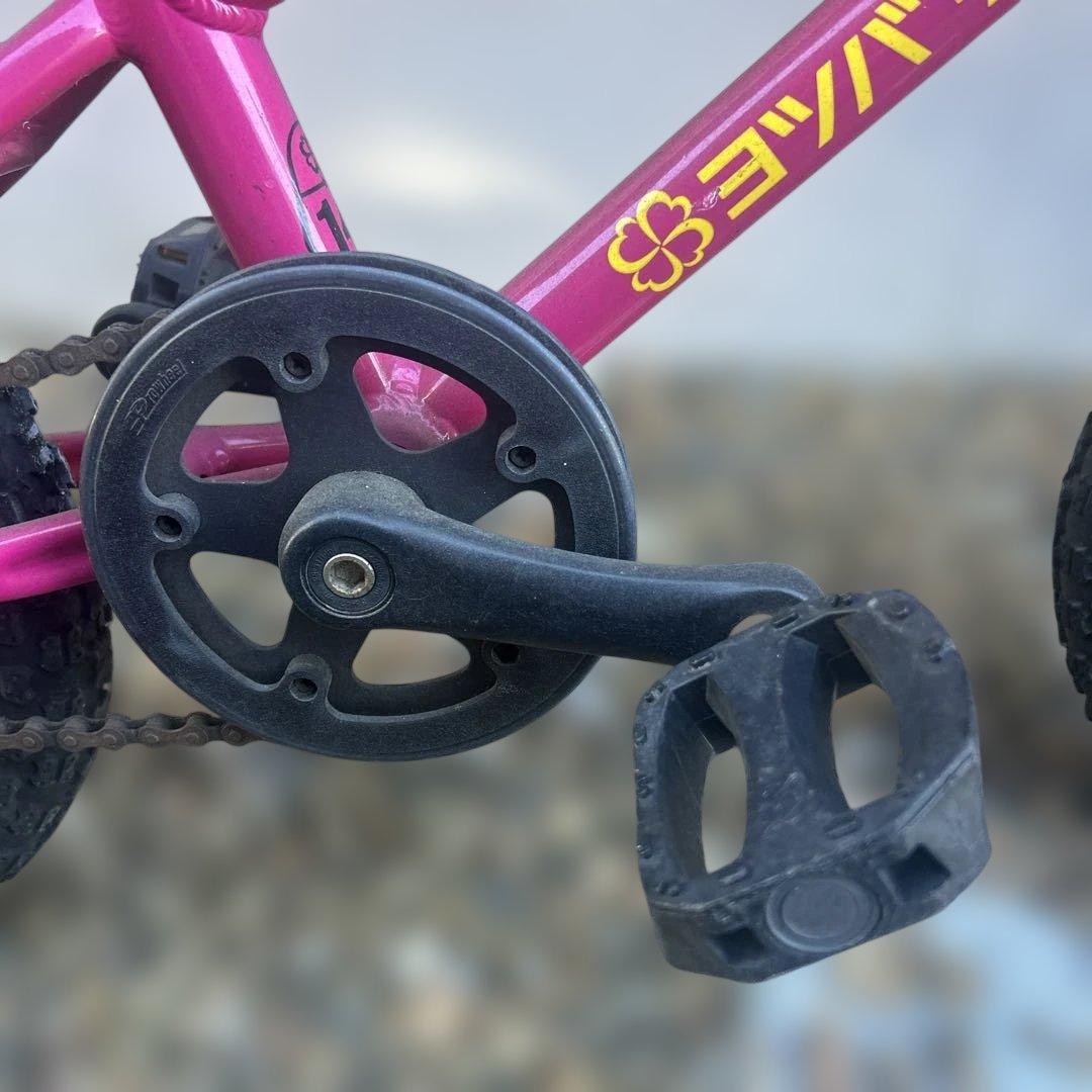 miさま専用　ヨツバサイクル　本体　ピンク 14インチ　子供自転車