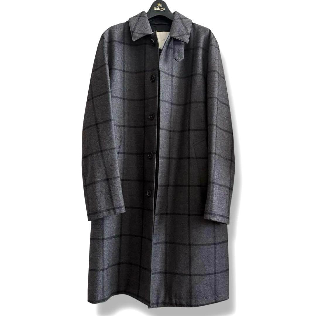 未使用級 白タグ マッキントッシュ ダンケルド ウールステンカラーコート 42