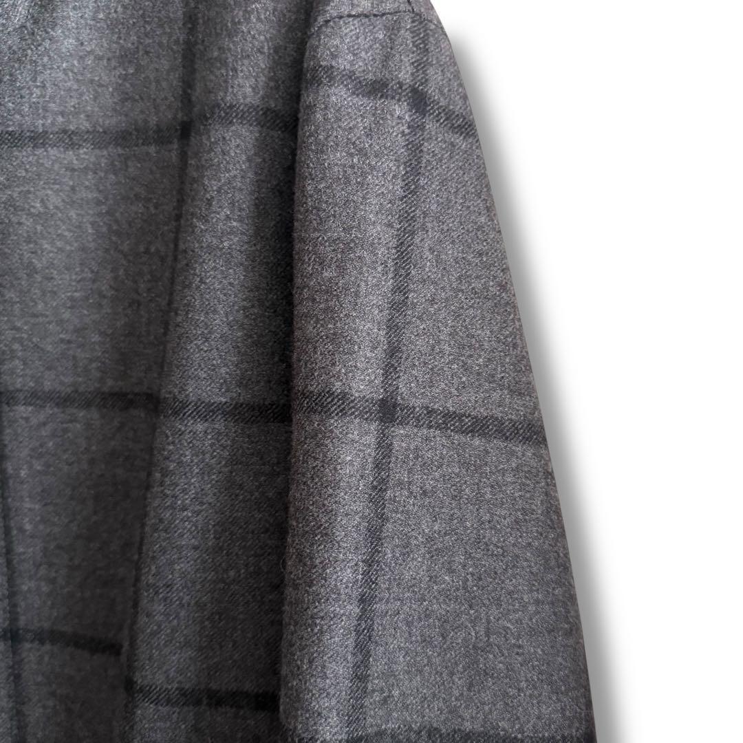 未使用級 白タグ マッキントッシュ ダンケルド ウールステンカラーコート 42