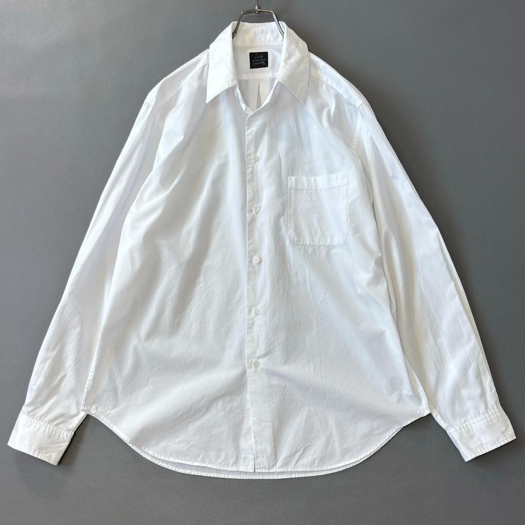 ヨウジヤマモトコスチュームドオム 長袖シャツ 台衿シャツ 白 サイズ3 tu8