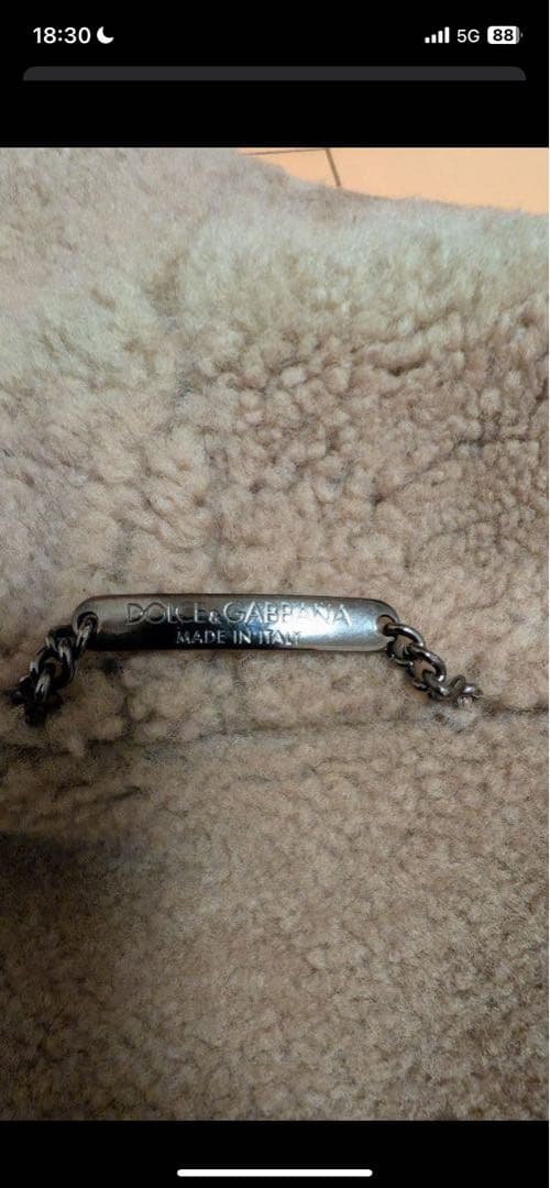 ドルチェ&ガッパーナ シープスキンレザージャケット