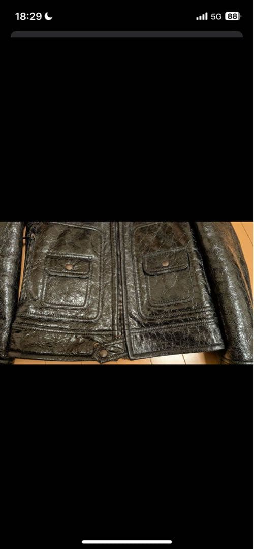 ドルチェ&ガッパーナ シープスキンレザージャケット