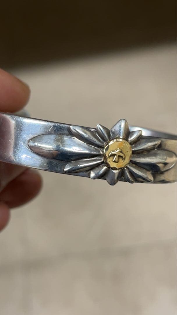 ゴローズ　オールド　フラワーバングル gc24