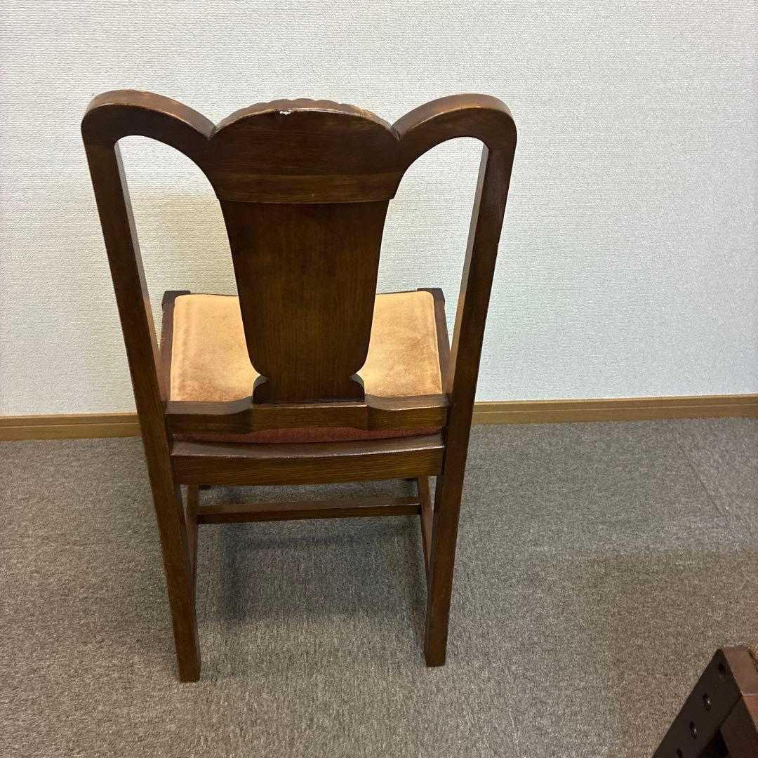 英国アンティーク椅子　バルボスレッグ