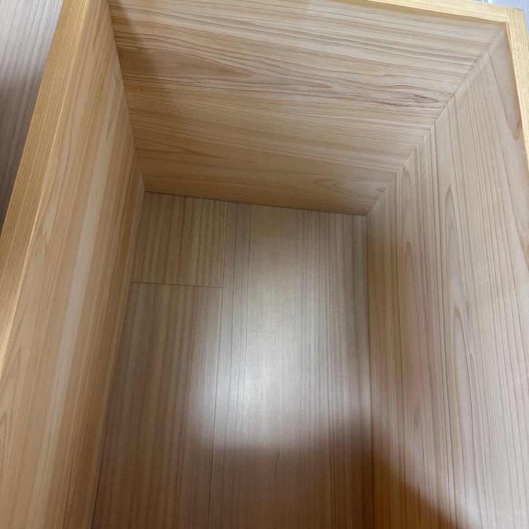 OUR アワーホーム　国産ひのきのオープンボックス／ハーフ　汚れ有り