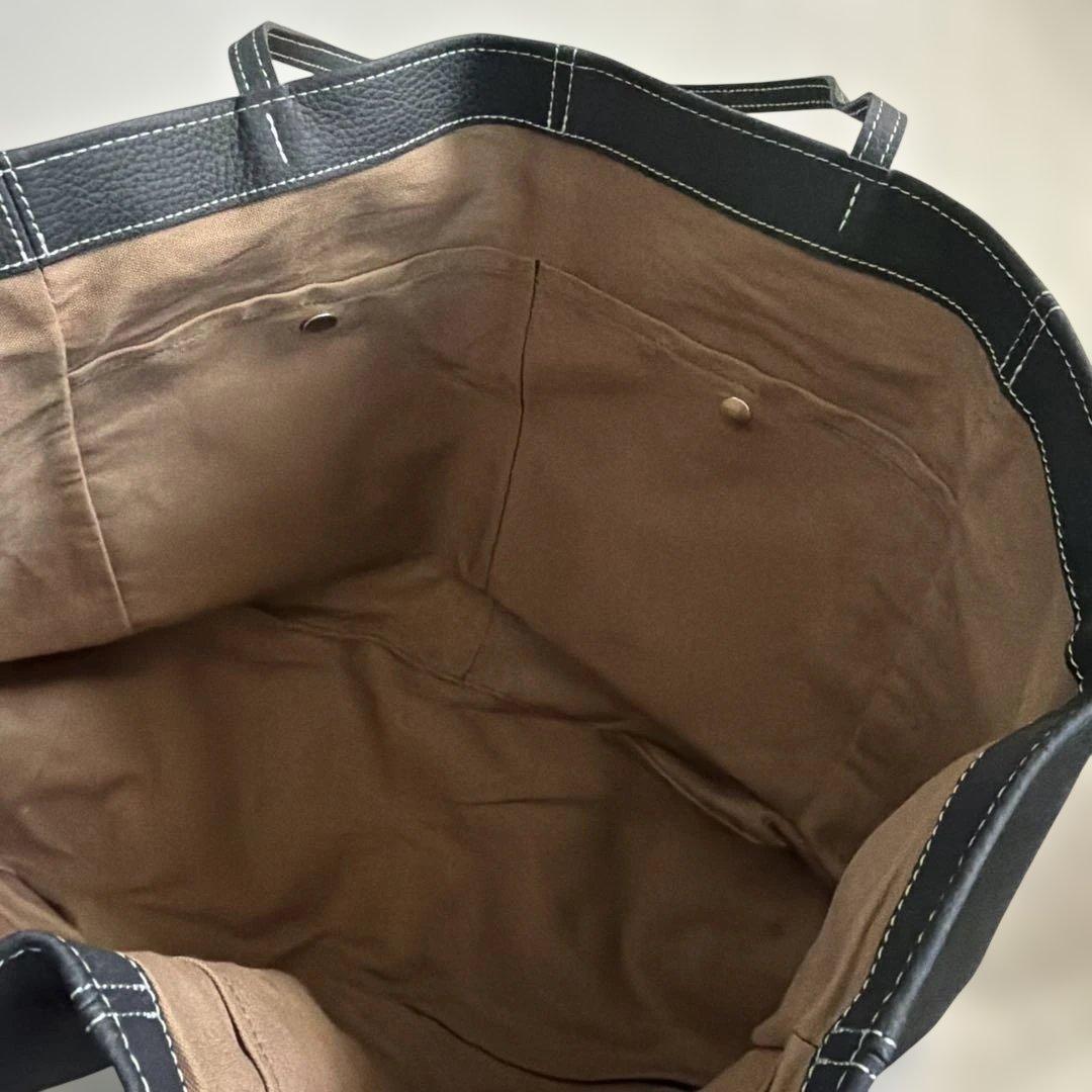 abel アベル　トートバッグ レザー　ブラック