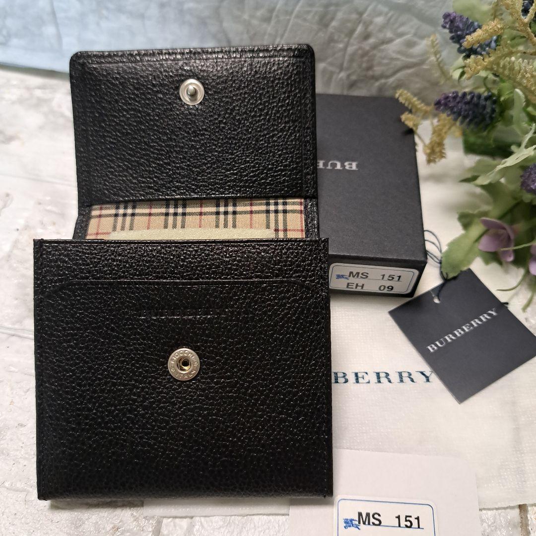✨️新品未使用✨️BURBERRYバーバリー　黒　ケース　専用箱&袋付き