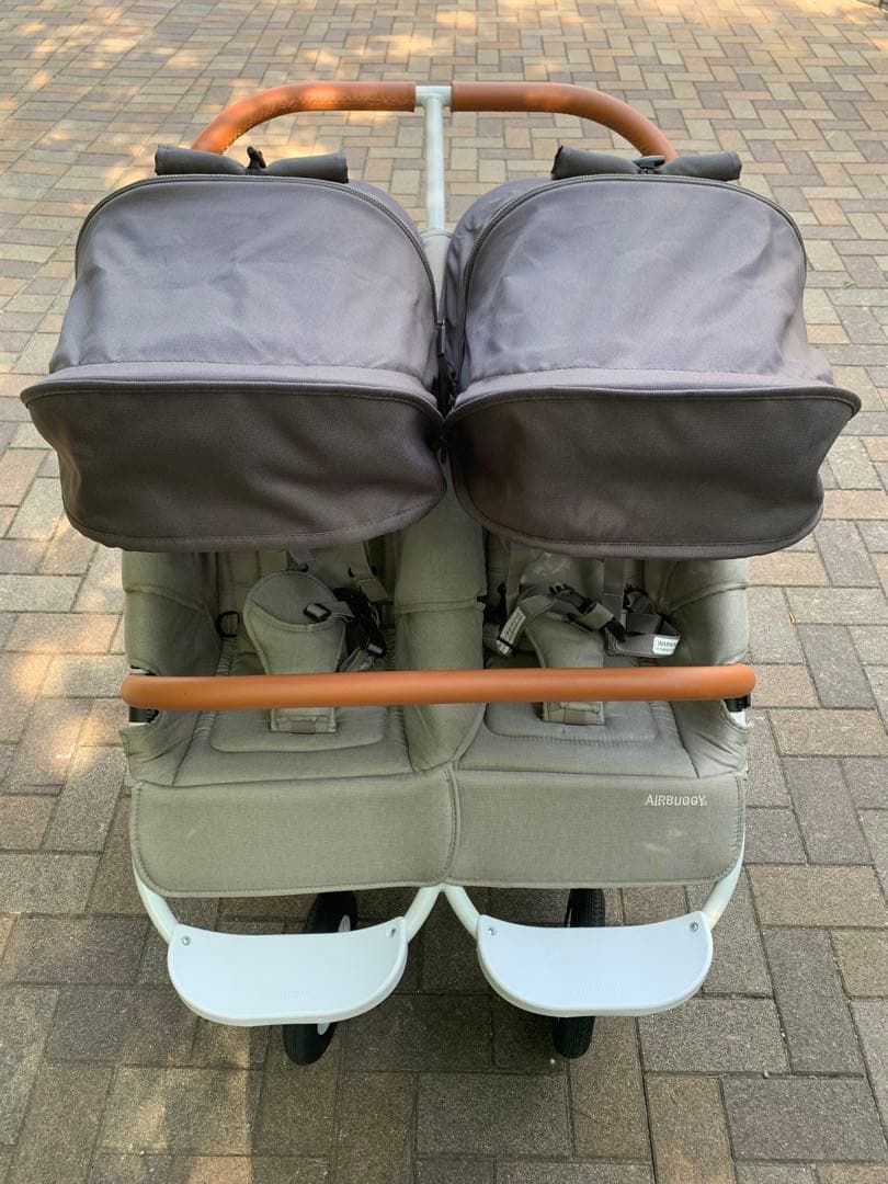 るー【美品】Airbuggy ココダブル STONE(ストーン)