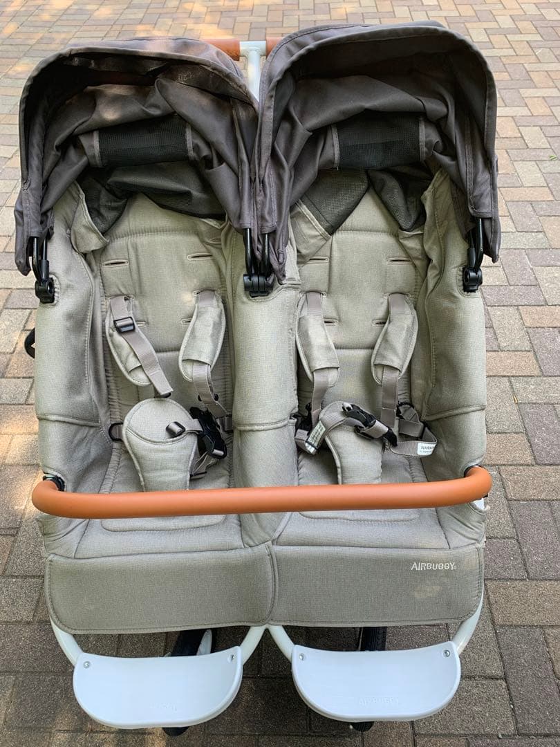 るー【美品】Airbuggy ココダブル STONE(ストーン)