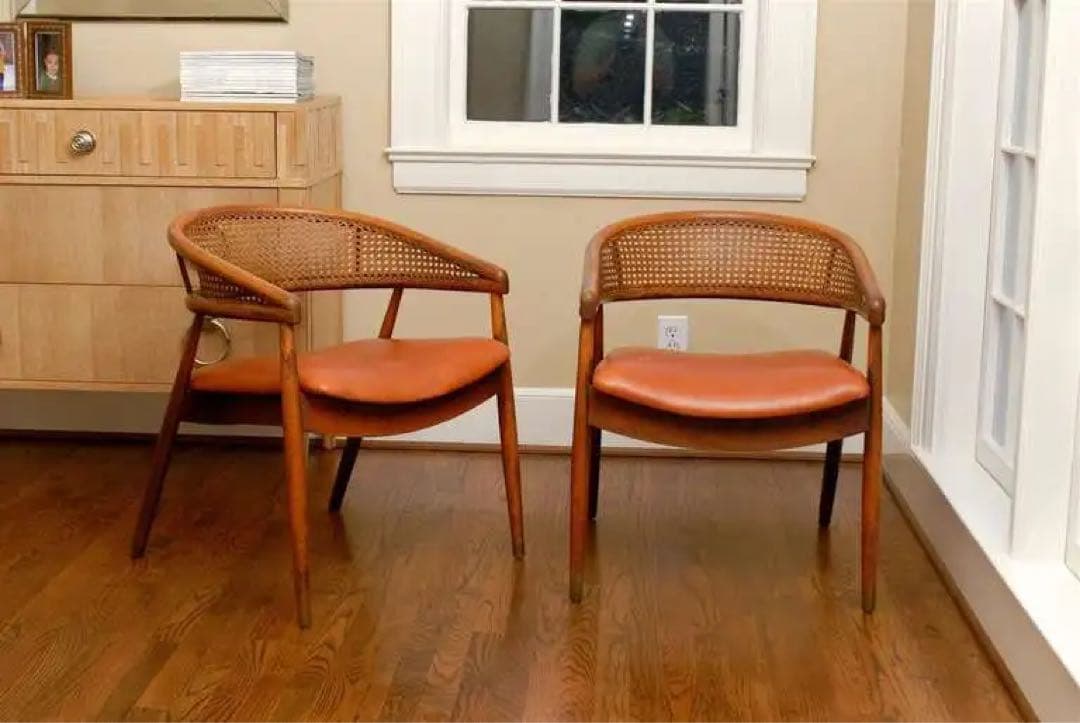 ダイニングチェア Mid Century Modern chairs by James Mont