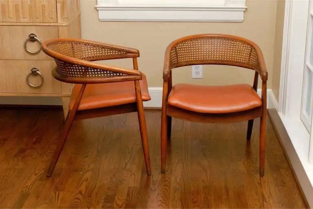 ダイニングチェア Mid Century Modern chairs by James Mont