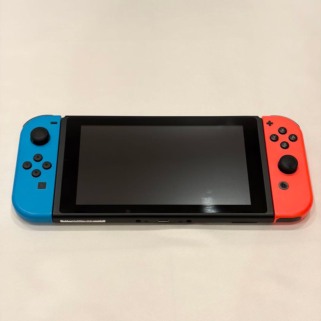 NintendoSwitch本体2023年製バッテリー強化版ケースjoy-con